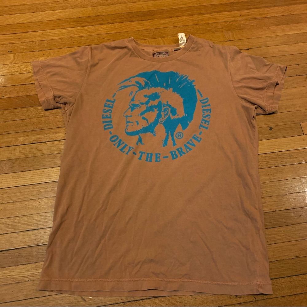 Diesel Logo Tee - Burnt Orange